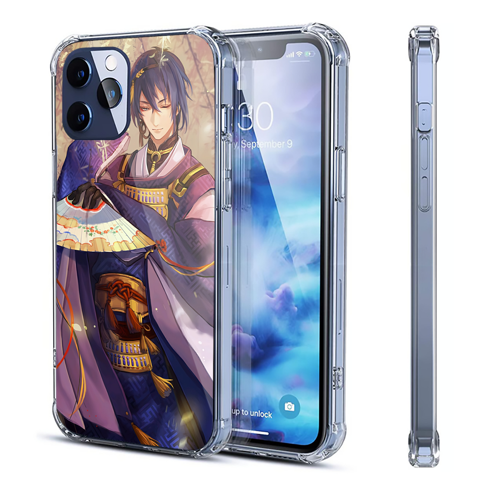 （画像用） 刀剣乱舞 Touken Ranbu 【iPhone 12シリーズ対応】透明スマホケース（クリアソフトケース）